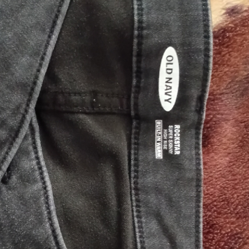 Old Navy Black Rockstar Skinny Jeans
